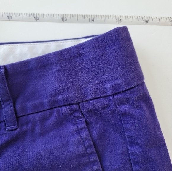 Banana Republic Purple Martin Fit Shorts Size 8 - Picture 5 of 10